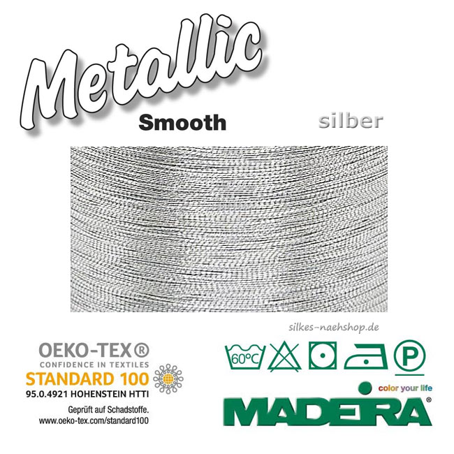Maschinenstickgarn Madeira Metallic Smooth