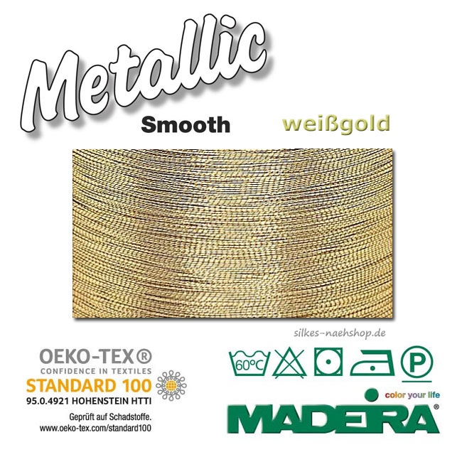 Maschinenstickgarn Madeira Metallic Smooth