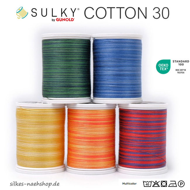 Sulky Cotton 30 Multicolorgarn aus Baumwolle