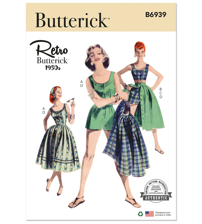 Butterick Schnittmuster Vintage