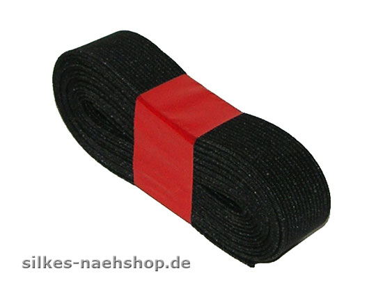 2,5m Gummiband schwarz