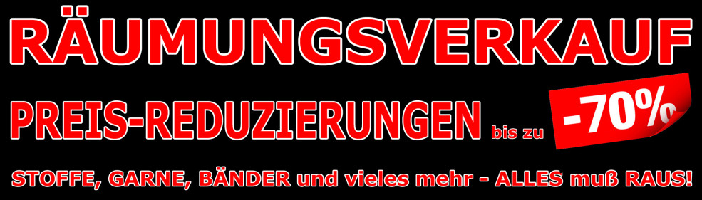 Räumungsverkauf - Jetzt bis zu 70% SPAREN!