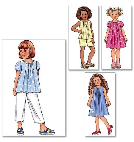 B4176 Butterick Schnittmuster Kinder-Kombination