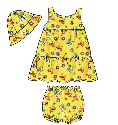 B5017 Butterick Schnittmuster Babykombi EASY!