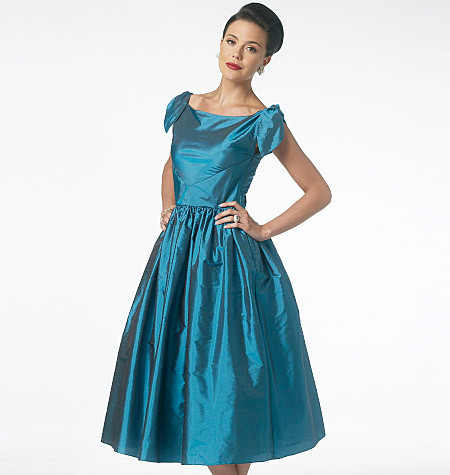 B5708 Butterick Schnittmuster Retro-Kleid