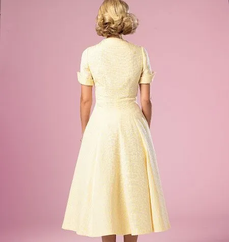 B6018 Butterick Schnittmuster Retro-Kleid