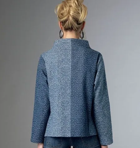 B6106 Butterick Schnittmuster Zipfeljacke