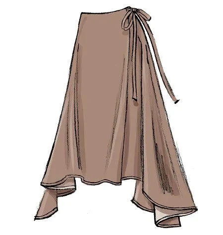 V8956 VOGUE Schnittmuster Rock