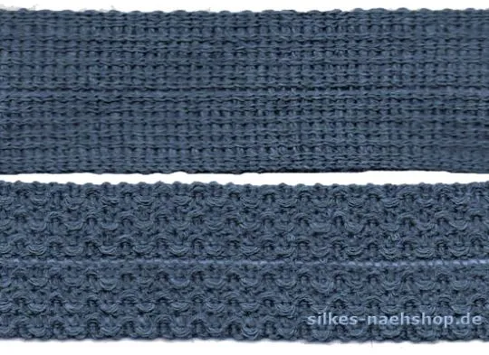 Knicktresse jeansblau
