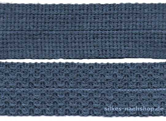Rest: 1,80m Knicktresse jeansblau