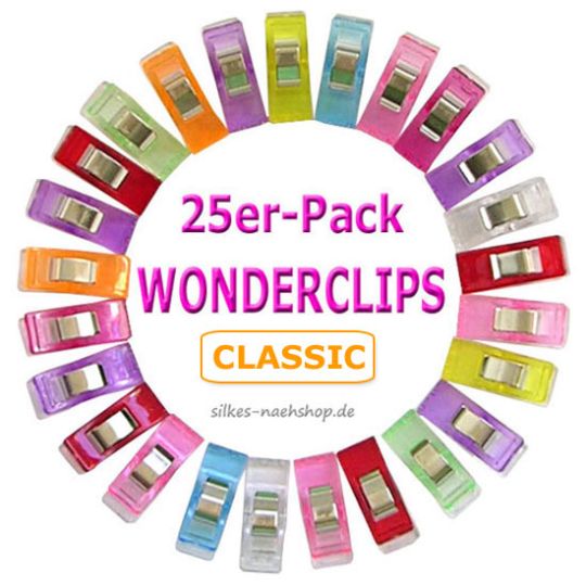 Wonderclips Stoffklammern CLASSIC bunt 25er-Pack