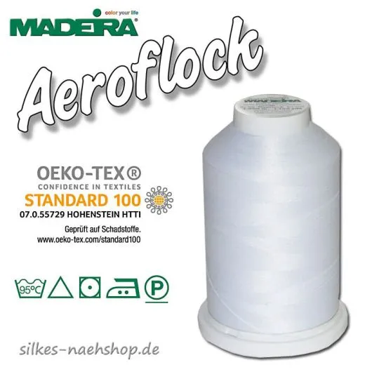 Madeira Aeroflock Bauschgarn weiß 1000m