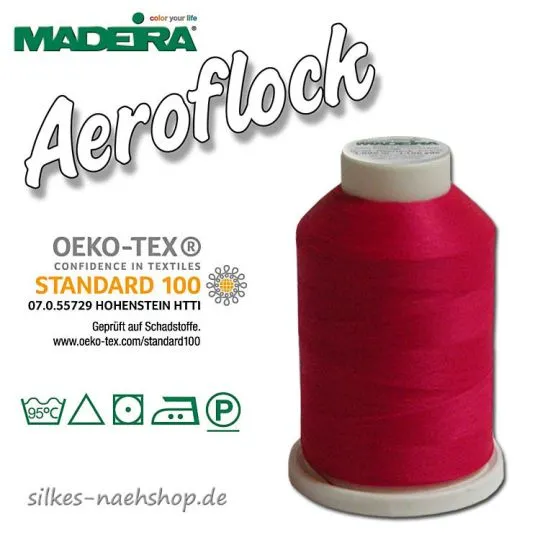 Madeira Aeroflock Bauschgarn pink 1000m