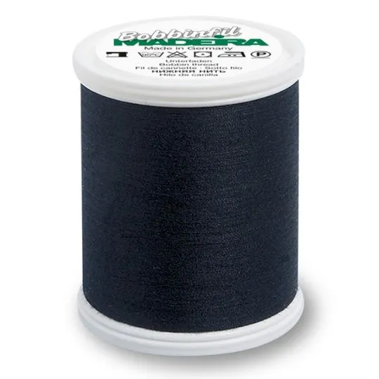 MADEIRA Bobbinfil No.70 Untergarn schwarz 1500m