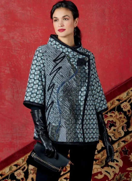 V9341 VOGUE Schnittmuster Designerjacke