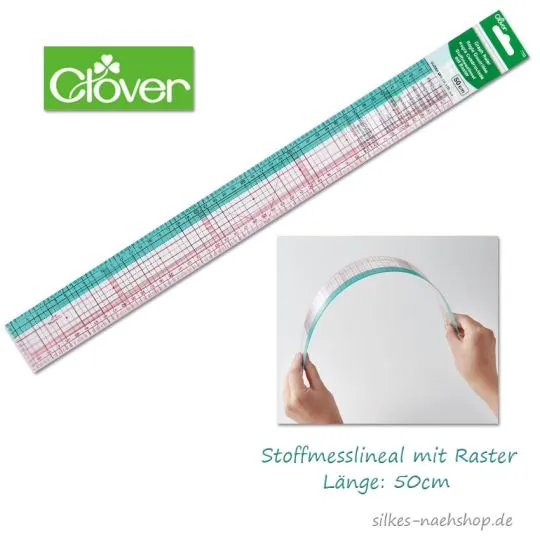Clover Stoffmesslineal 50cm