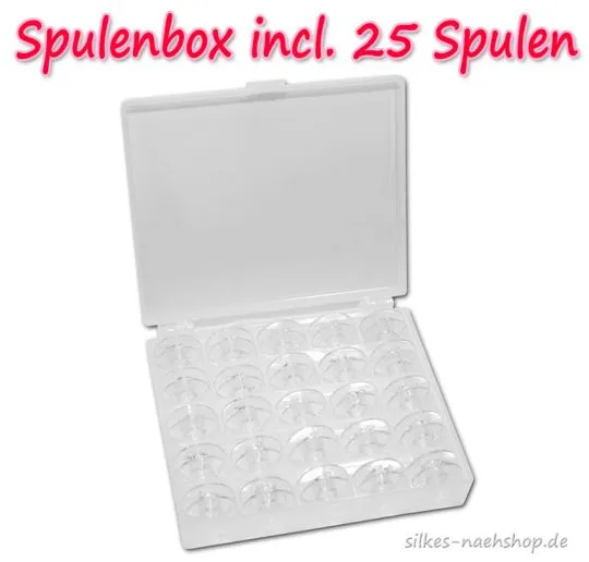 KOMBI-SET: Spulenbox incl. 25 CB-Spulen 11,5mm