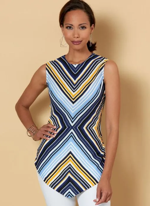 B6663 Butterick Schnittmuster Blusenshirt Top