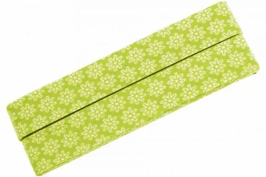 Schrägband aus Baumwolle MINIMALS kiwi