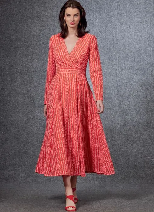 V1672 VOGUE Schnittmuster Kleid Jeanskleid