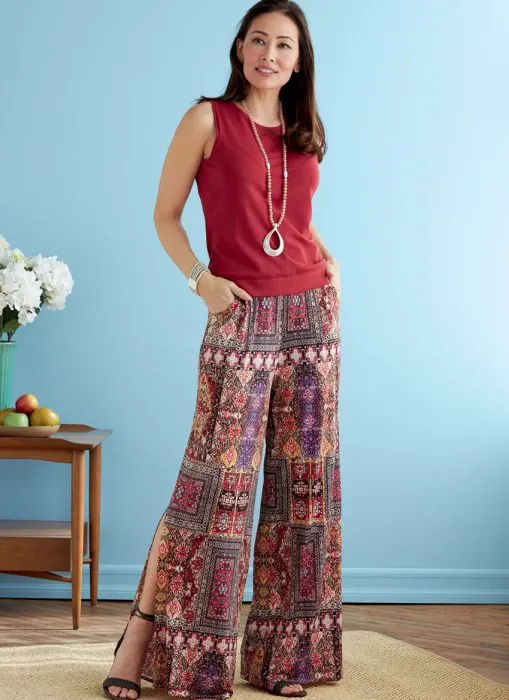B6750 Butterick Schnittmuster weite Hose Shorts EASY!