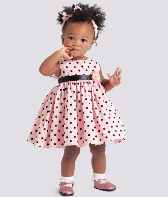 9117 Simplicity Schnittmuster Baby Kleid mit Höschen EASY!