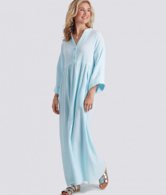 9102 Simplicity Schnittmuster Kleid Kaftan EASY!