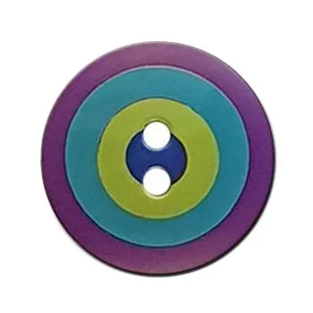 Knopf Kaffe Fassett Target violett-blau 20mm