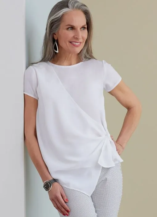 B6765 Butterick Schnittmuster Blusenshirt Top