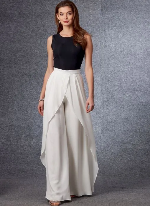 V1702 VOGUE Designer Schnittmuster Hosenrock