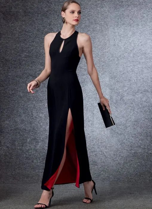 V1692 VOGUE Designer Schnittmuster Abendkleid