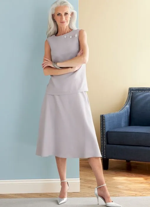 B6796 Butterick Schnittmuster Kombination