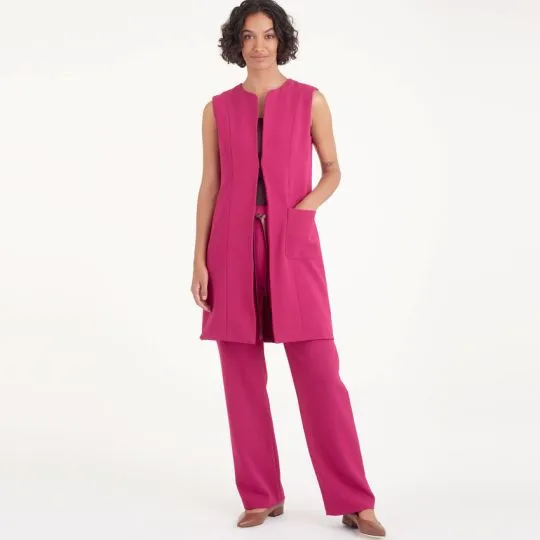 9184 Simplicity Schnittmuster Longweste mit Hose