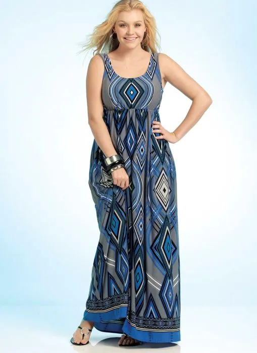 M5893 McCalls Schnittmuster Kleid im Empire-Stil EASY