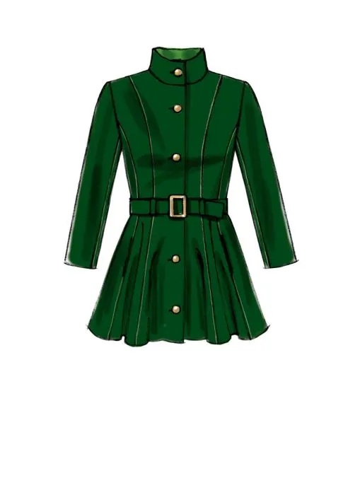 M6800 McCalls Schnittmuster Mantel EASY!