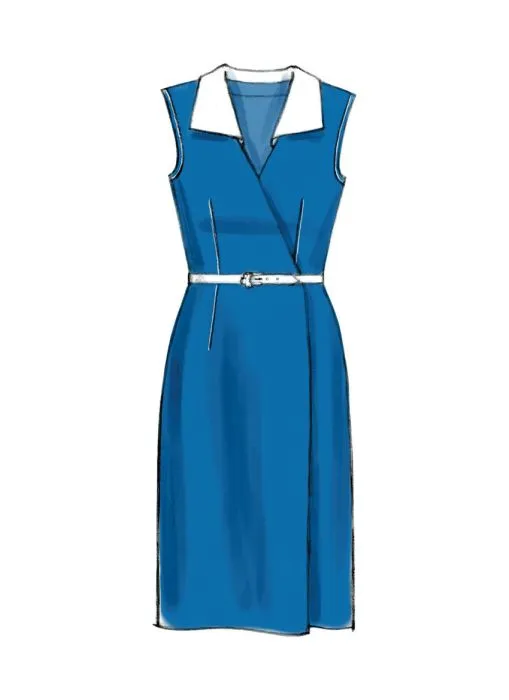 M6959 McCalls Schnittmuster Wickelkleid EASY!