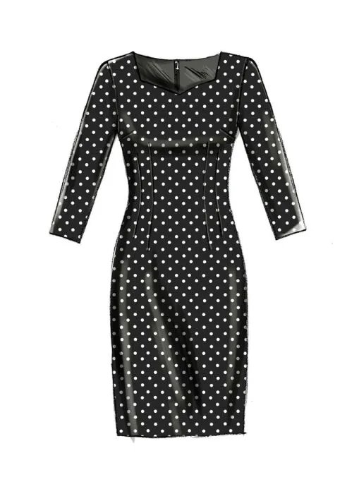 M7085 McCalls Schnittmuster Etuikleid EASY!