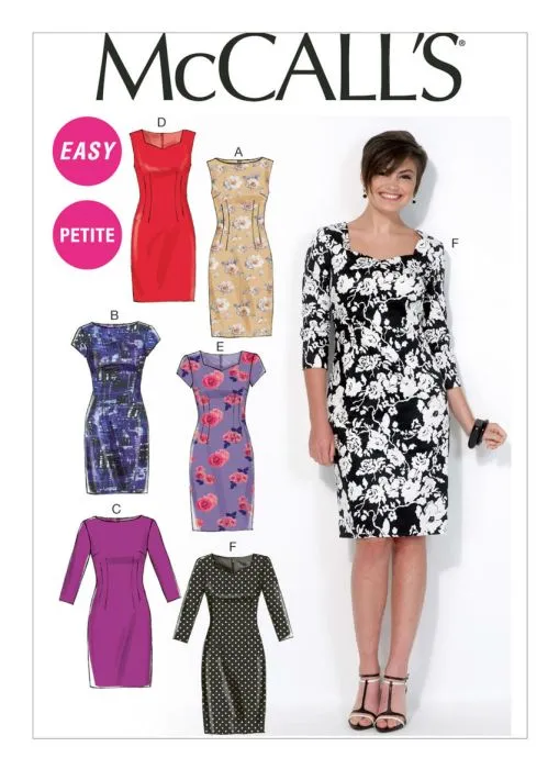 M7085 McCalls Schnittmuster Etuikleid EASY!