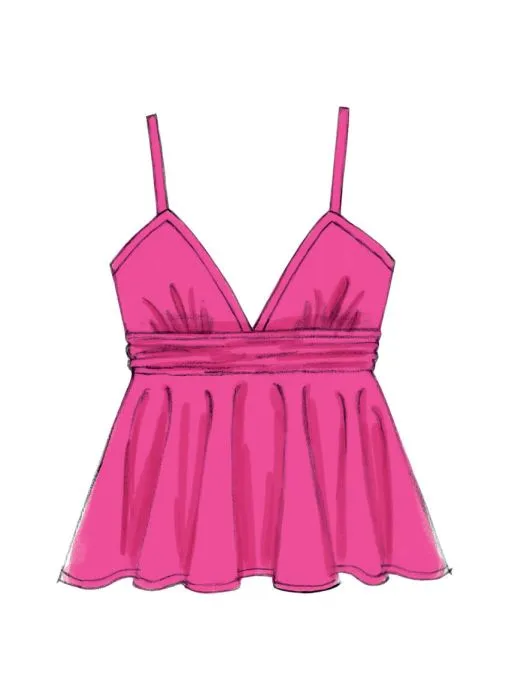 M7168 McCalls Schnittmuster Bikinis