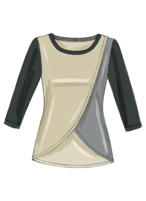 M7247 McCalls Schnittmuster Lagenlook Shirt