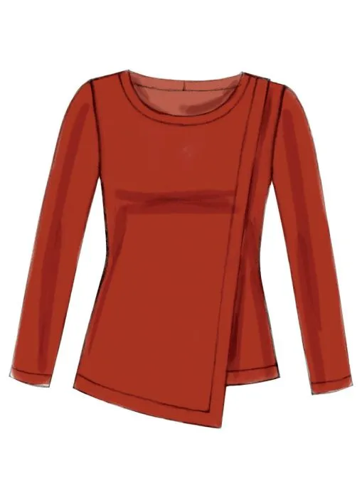 M7247 McCalls Schnittmuster Lagenlook Shirt