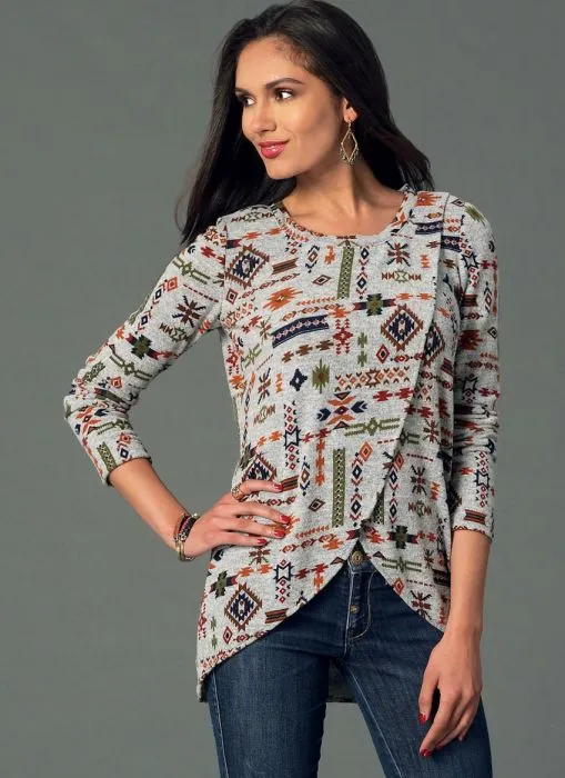 M7247 McCalls Schnittmuster Lagenlook Shirt