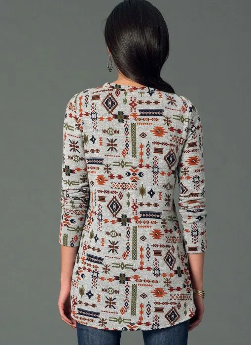 M7247 McCalls Schnittmuster Lagenlook Shirt