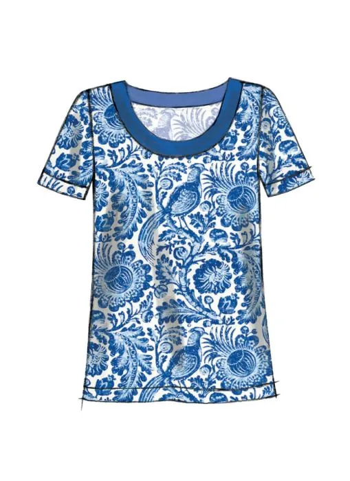 M7322 McCalls Schnittmuster Basic Shirts EASY!