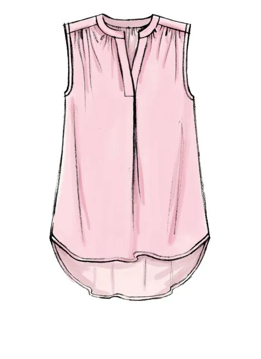 M7324 McCalls Schnittmuster Tunika Top
