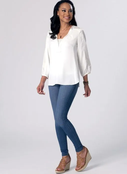 M7357 McCalls Schnittmuster Blusenshirt Tunika