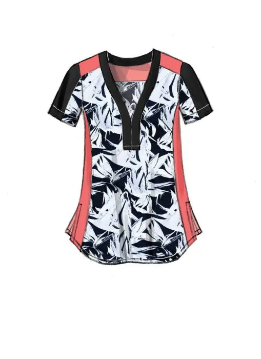 M7357 McCalls Schnittmuster Blusenshirt Tunika