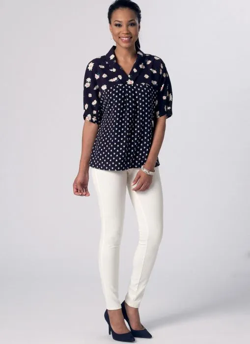 M7359 McCalls Schnittmuster Blusenshirt