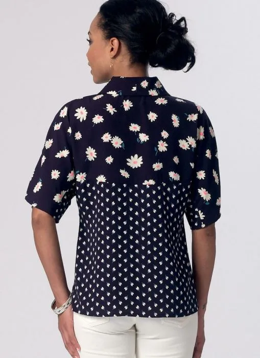 M7359 McCalls Schnittmuster Blusenshirt