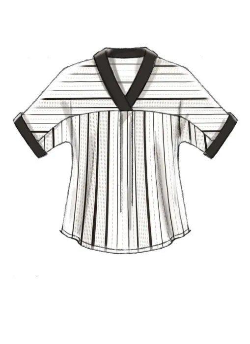 M7359 McCalls Schnittmuster Blusenshirt